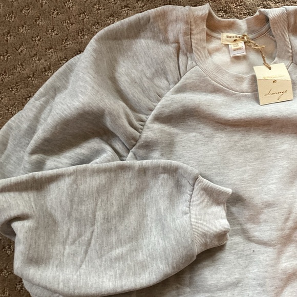World Market ash comfy sweater one size - Picture 2 of 4